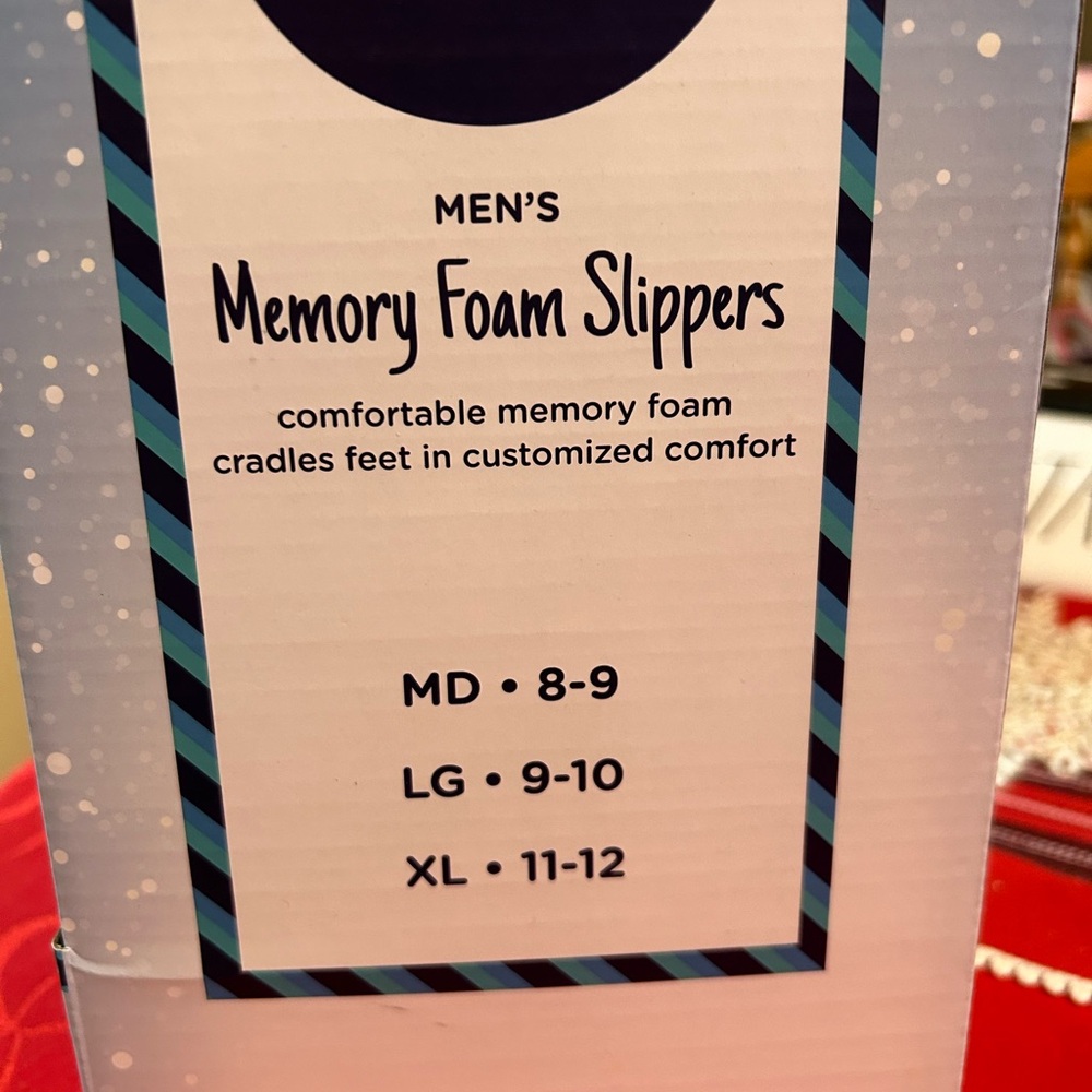 Men's Memory Foam Slippers